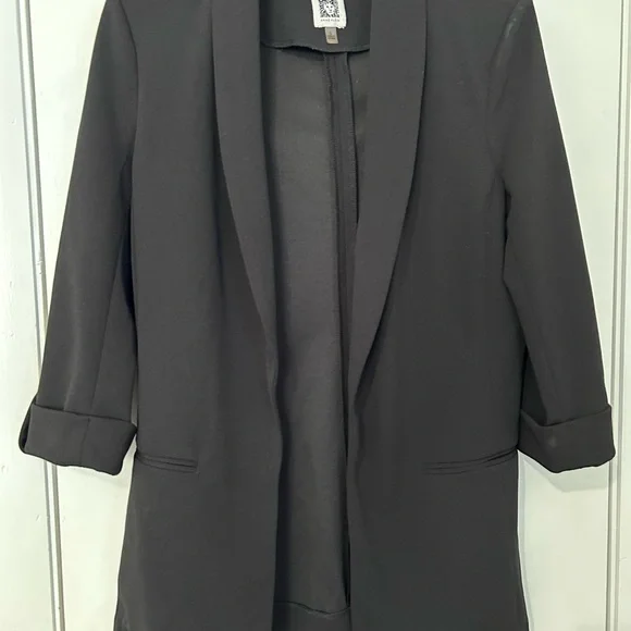 Anne Klein Black Shawl Collar Blazer - Picture 2 of 5